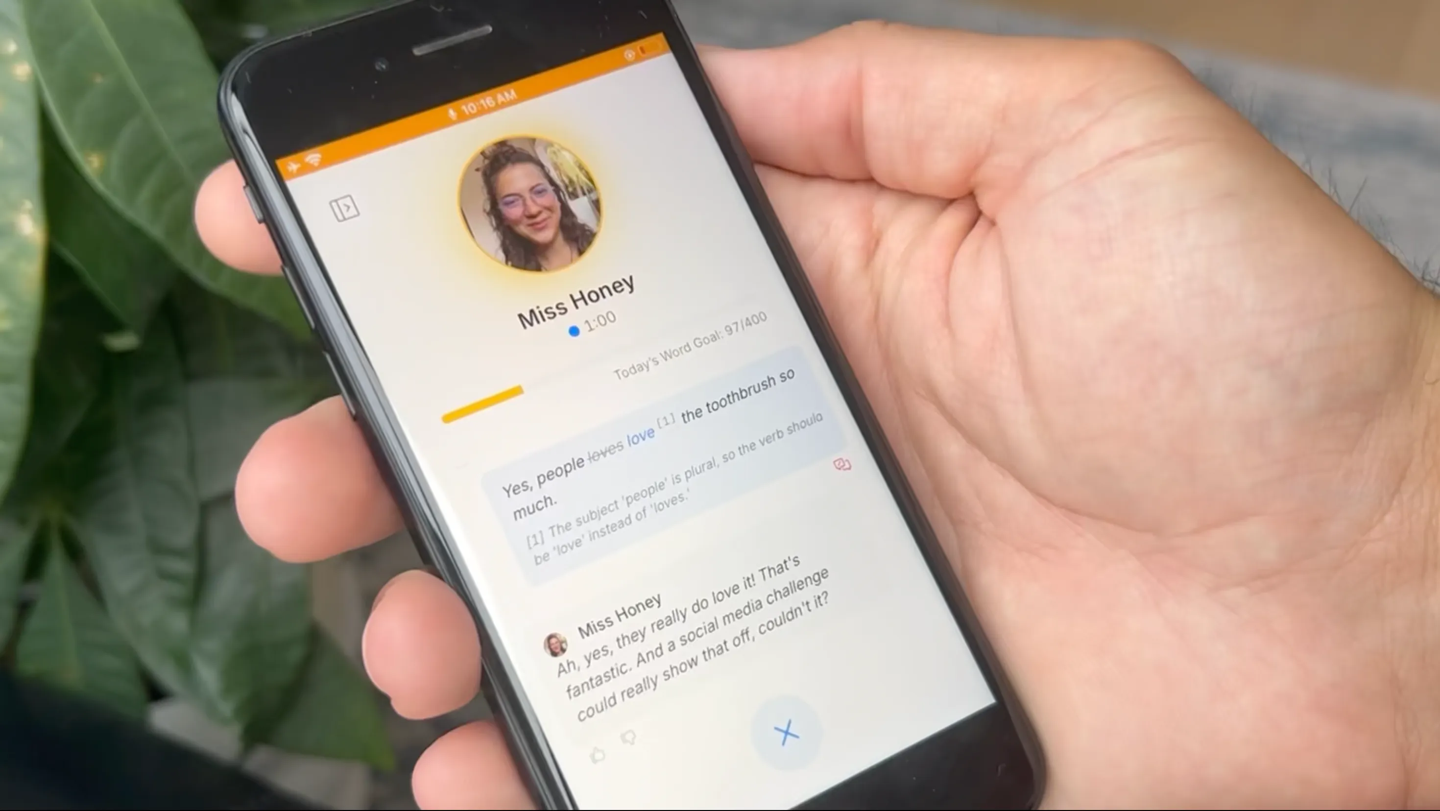 Screenshot of a tellem demo