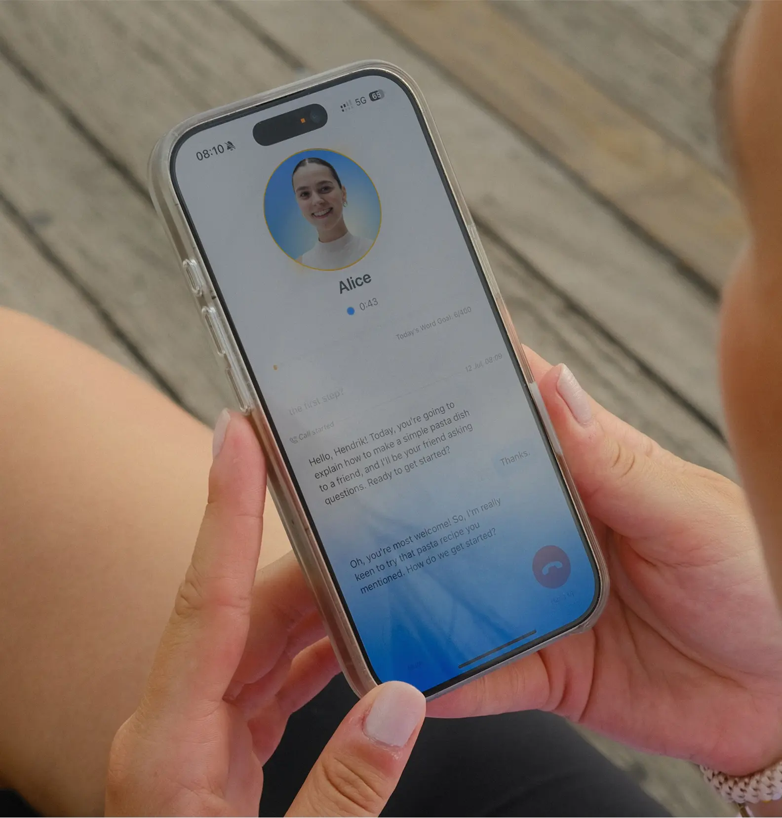 Screenshot of a tellem demo